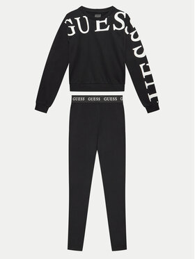 Guess Guess Sportinis kostiumas J4YG01 KA6R4 Juoda Regular Fit
