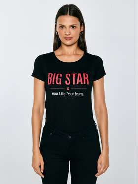 BIG STAR BIG STAR T-Shirt BRUNONA Czarny Basic Fit