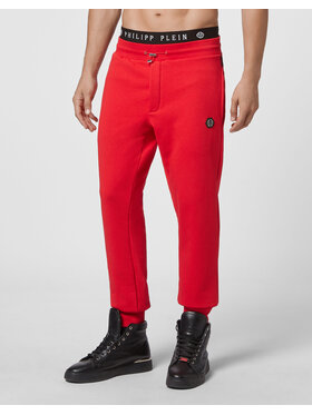 PHILIPP PLEIN PHILIPP PLEIN Spodnie dresowe 7169 Czerwony Jogger Fit