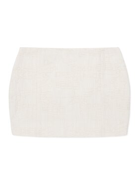 La Mania La Mania Sukňa ELEGANZA Biela Classic Fit