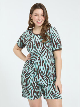 Fiorella Rubino Fiorella Rubino T-shirt G0ECL009346N0Z2 Marrone Regular Fit