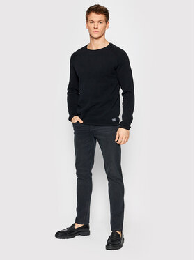 Jack&Jones Džemper Hill 12157321 Crna Regular Fit