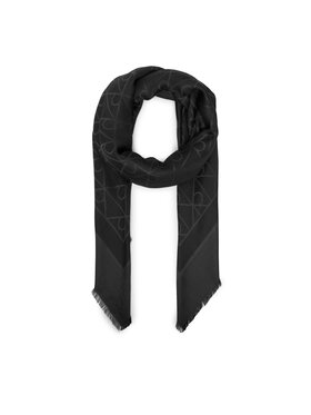 Calvin Klein Calvin Klein Шал Emblem Aop Tonal LV04D8063G Черен