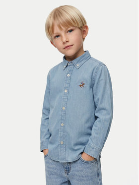 Beverly Hills Polo Club Beverly Hills Polo Club Košile P-SS26B-SH0150 Modrá Regular Fit
