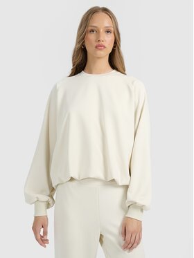 4F 4F Bluza 4FRAW25TSWSF2508-12S Biały Oversize