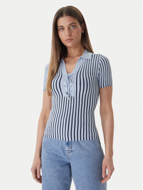 Guess Guess Sweter W6GR09 Z0590 Błękitny Regular Fit