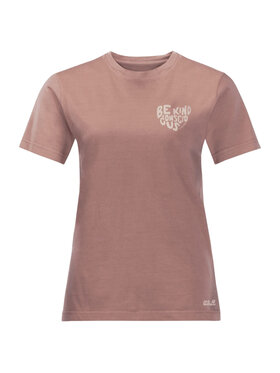 Jack Wolfskin Jack Wolfskin T-Shirt Jack Nature Tee W Różowy Regular Fit