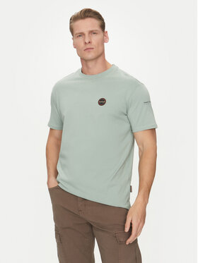 Napapijri Napapijri T-krekls S-Badge NP0A4I3N Zaļš Regular Fit