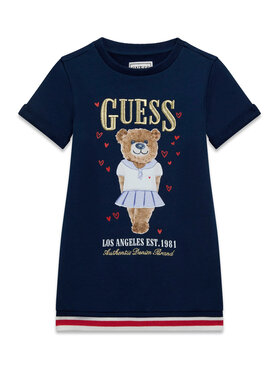Guess Guess Každodenní šaty K6RK11 KAD74 Tmavomodrá Regular Fit