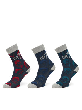 Cristiano Ronaldo CR7 Cristiano Ronaldo CR7 3er-Set hohe Kindersocken 8470-80 Bunt