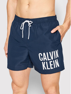Calvin Klein Swimwear Calvin Klein Swimwear Plavecké šortky Intense Power KM0KM00701 Tmavomodrá Regular Fit