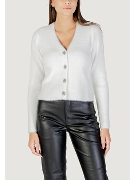 Morgan De Toi Morgan De Toi Cardigan 252-MCLEMI Bianco Casual Fit