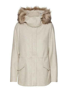 Vero Moda Curve Vero Moda Curve Kurtka przejściowa Parisa 10272567 Beżowy Regular Fit