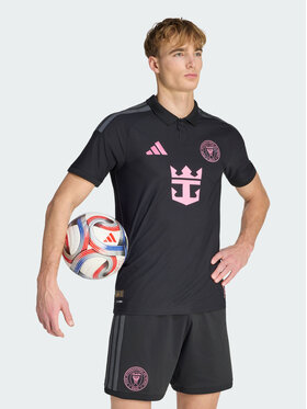 adidas adidas Koszulka techniczna Inter Miami CF Away Authentic Jersey Messi Czarny Slim Fit