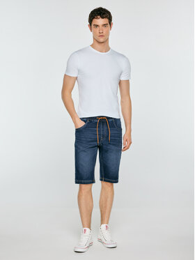 BIG STAR BIG STAR Kurtka jeansowa PARKER Granatowy Loose Fit