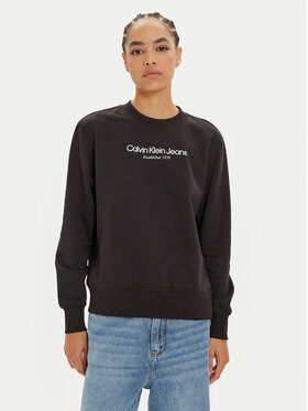 Calvin Klein Jeans Calvin Klein Jeans Μπλούζα Institutional J20J224913 Μαύρο Regular Fit
