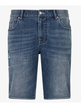 Armani Exchange Armani Exchange Šortky z materiálu 3RZJ65 Z3UHZ 1500 Modrá Slim Fit