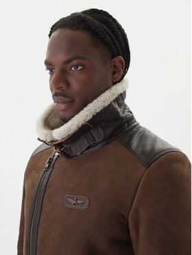 Μπουφάν δερμάτινο Aeronautica Militare φωτογραφία