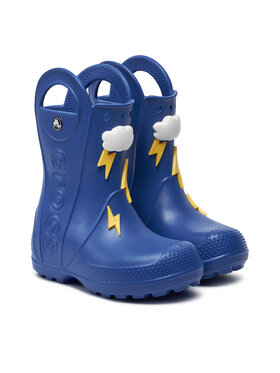 Crocs Gumene čizme Handle It Lightning Bolt Rain Boot Kids 210027 Plava