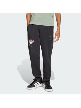 adidas adidas Spodnie materiałowe Minecraft Czarny Regular Fit