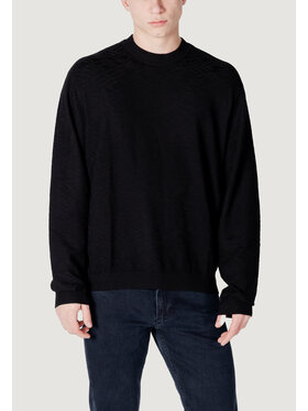 Armani Exchange Armani Exchange Sweter XM000689 AF10454 Czarny Casual Fit