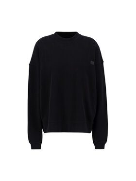 Alpha Industries Alpha Industries Bluza Alpha Essentials Rubber Logo Sweatshirt Women Czarny Relaxed Fit