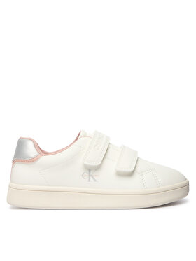 Calvin Klein Calvin Klein Laisvalaikio batai Low Cut Velcro Sneaker V1A9-83382-1355 S Balta