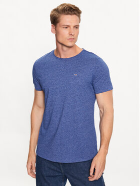 Tommy Jeans Tommy Jeans T-shirt Jaspe DM0DM09586 Bleu marine Slim Fit