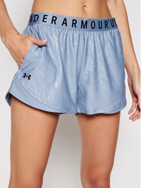 Under Armour Under Armour Спортни шорти Ua Play Up 3.0 Emboss 1360943 Син Loose Fit
