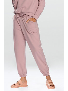 DKaren Sport DKaren Sport Spodnie materiałowe Wenezja Różowy Classic Fit
