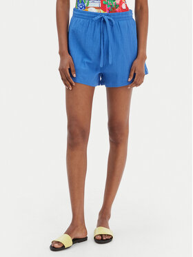 Seafolly Seafolly Pantalon scurți din material Crinkle 55429-SH Albastru Regular Fit