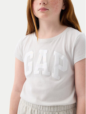 Gap T-shirt 885666 Écru Regular Fit