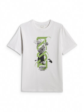4F 4F T-Shirt FLUID EXPRESSIONS Biały Regular Fit
