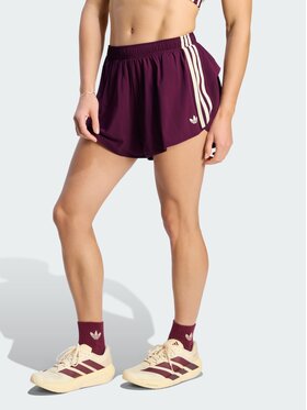 adidas adidas Szorty sportowe 168705 Bordowy Loose Fit