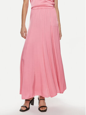 ViCOLO ViCOLO Spódnica midi TB0036 Różowy Regular Fit