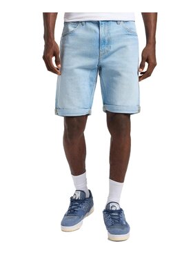 Lee Lee Szorty jeansowe 112363932 Niebieski Regular Fit