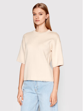 Selected Femme Selected Femme Pulover Flower 16083792 Bež Relaxed Fit