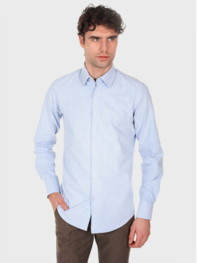 Evenemen Evenemen Koszula dzianinowa ORTA Niebieski Slim Fit