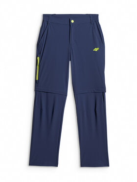 4F 4F Spodnie outdoor OUTERWEAR Granatowy Regular Fit