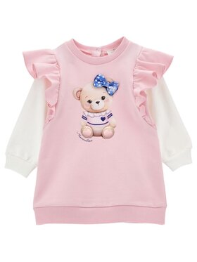 Monnalisa Monnalisa Vestito q-bab-67792 Rosa Regular Fit