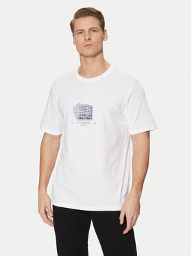 Jack&Jones Jack&Jones Tricou Boston 12273400 Alb Relaxed Fit