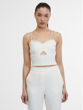 Orsay Orsay Top 1000282044000__40 Biały Regular Fit