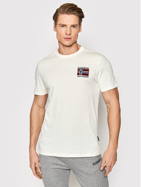 Napapijri Napapijri T-Shirt Verres NP0A4GBR Beżowy Regular Fit