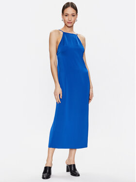 Calvin Klein Calvin Klein Повсякденна сукня K20K205613 Голубий Slim Fit