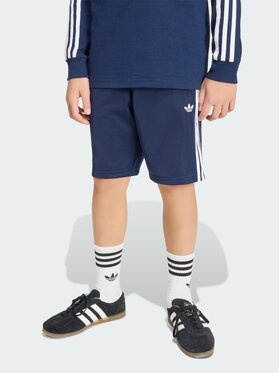 adidas adidas Szorty materiałowe 165596 Niebieski jasny Regular Fit