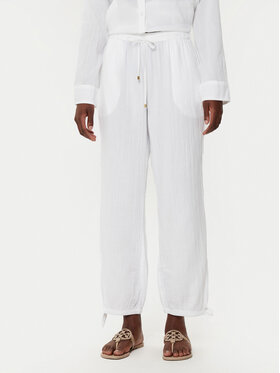 LAUREN RALPH LAUREN LAUREN RALPH LAUREN Spodnie materiałowe 20417190 Biały Regular Fit
