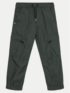 OVS OVS Карго панталони 2127612 Зелен Regular Fit