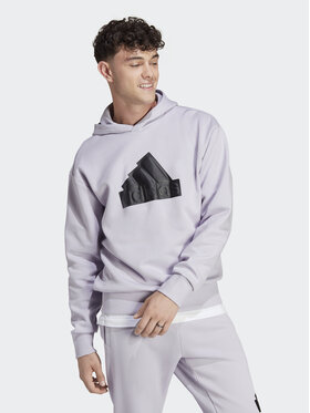 adidas adidas Felpa Future Icons Badge of Sport Hoodie HY3399 Viola Regular Fit