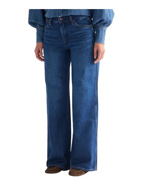 Wrangler Wrangler Jeansy 112381085 Niebieski Wide Leg