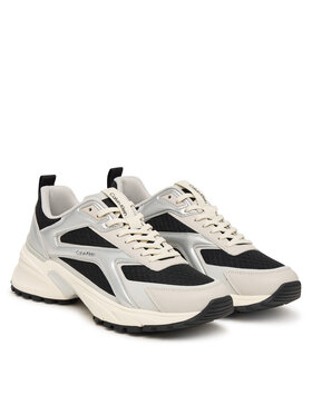 Calvin Klein Calvin Klein Sneakersy Hike Run Ckstripe Mesh Met HW0HW03140 Czarny
